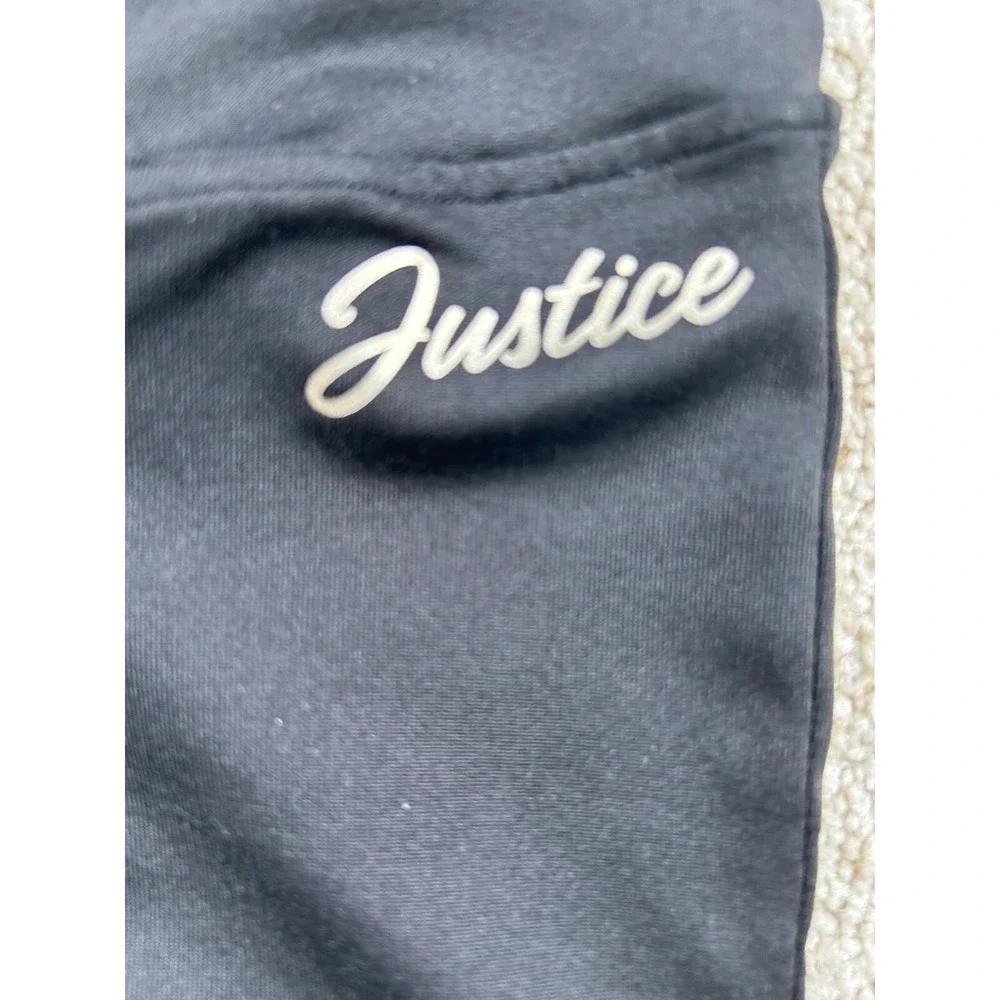 Justice Girls Size M (10) Black Pull-On‎ Shorts Yoga Athletic